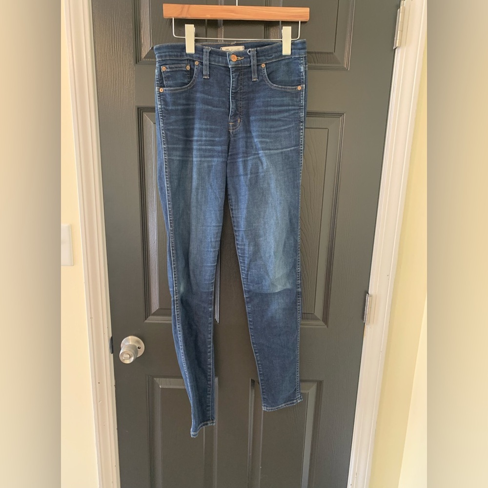 Madewell Women's Skinny Jeans in Deep Blue